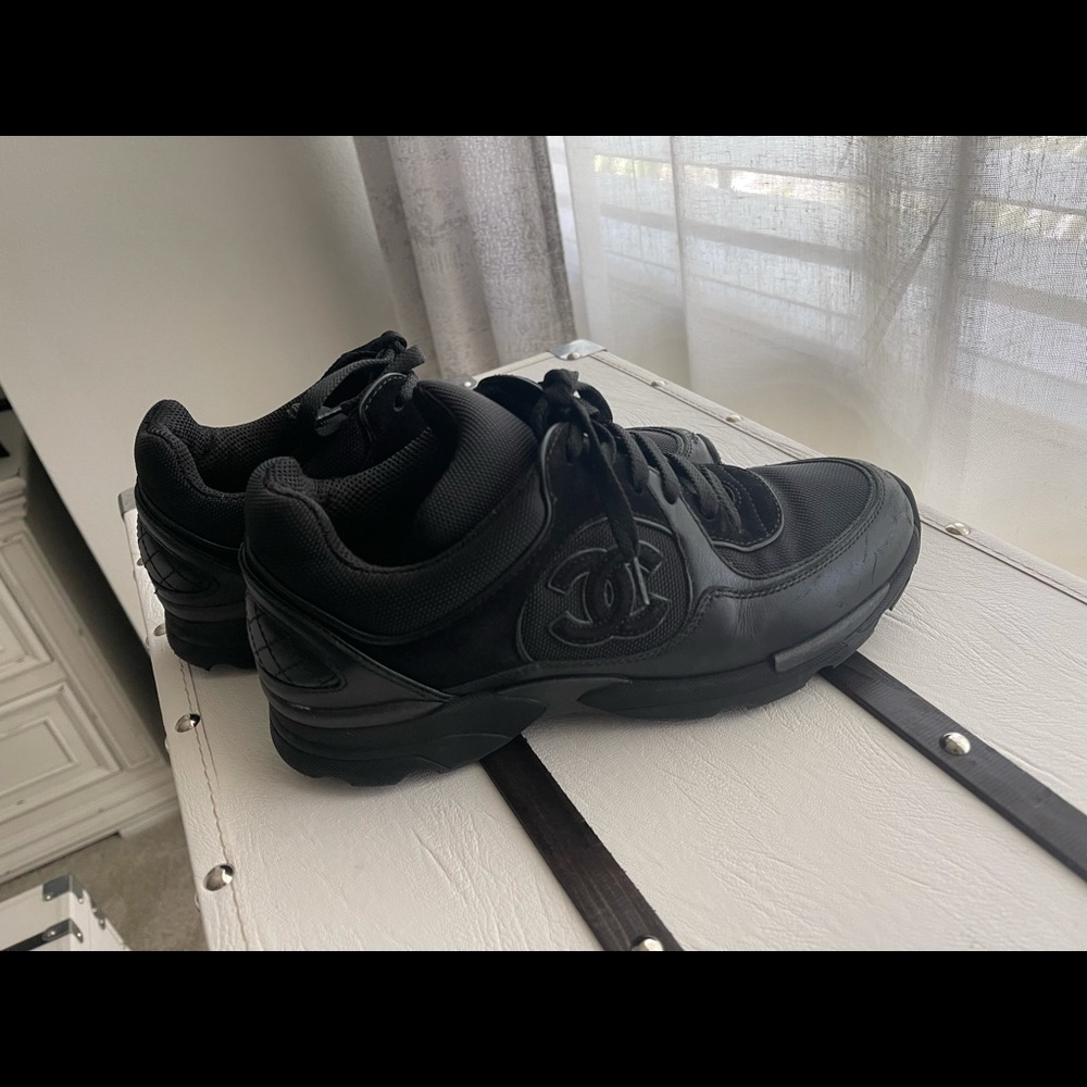 Chanel Trainer Toile Suede Sneaker